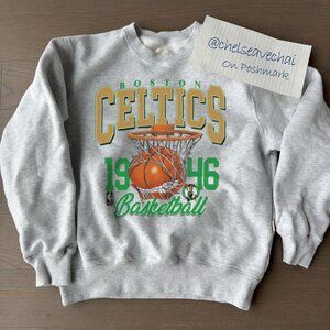 Vintage Boston Celtics Basketball Sweatshirt, Retro Boston Celtics NBA Shirt Tee